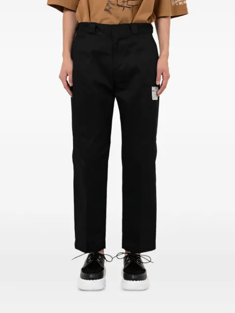 Maison MIHARA YASUHIRO label-detail trousers Black C15PT015BLACK