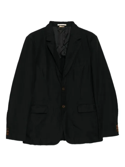 Comme des Garçons Homme Plus buttoned blazer Black PZJ0070511