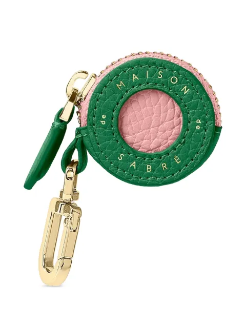 MAISON de SABRÉ leather AirTag charm Green TAAT