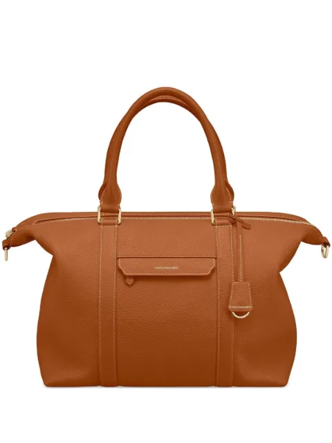 MAISON de SABRÉ Large Leather Weekender Bag Brown BATRTO