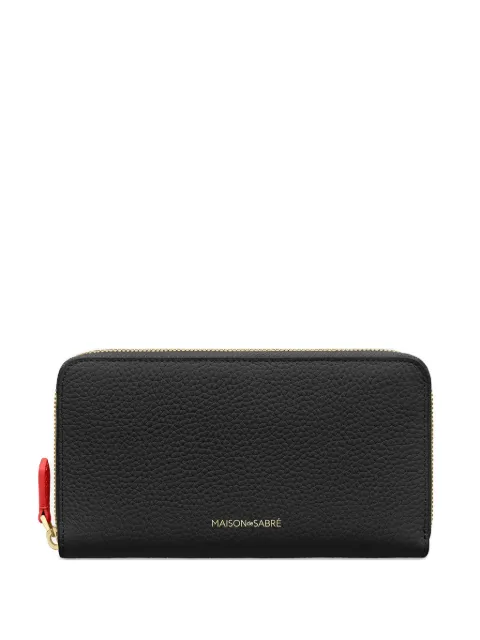 MAISON de SABRÉ long zip wallet Black ZICO