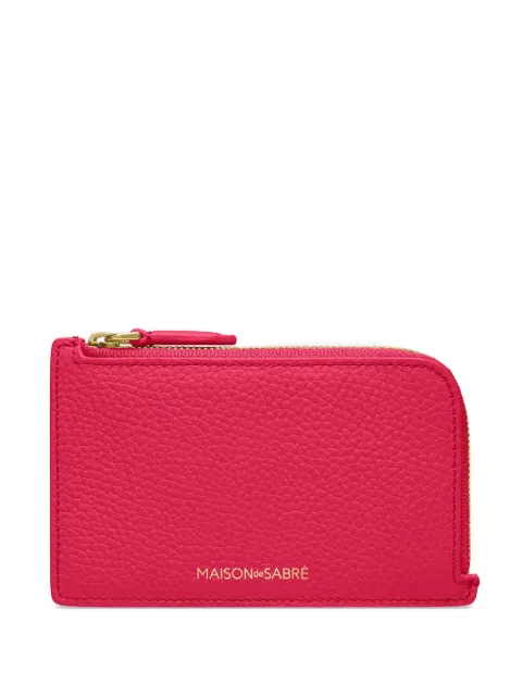 MAISON de SABRÉ zipped card holder Pink ZICA