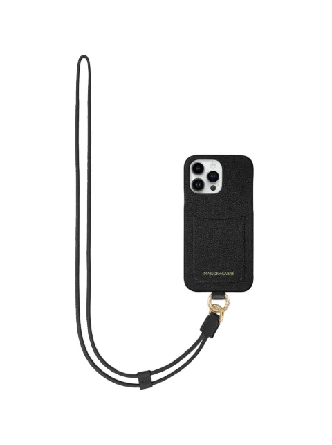 MAISON de SABRÉ sling iPhone 14 Pro case Black SPC14PRO