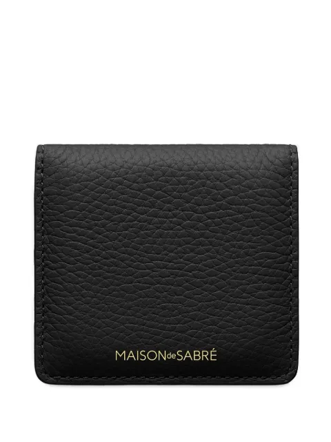 MAISON de SABRÉ leather compact mirror Black CM