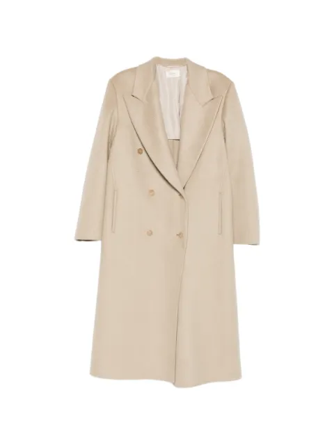 The Row Hariet double-breasted coat Neutrals 10372W3537