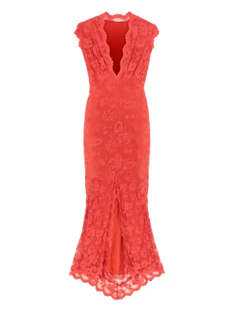 Balensi Mora lace maxi dress Red MORAPIZZOSTRETCH530