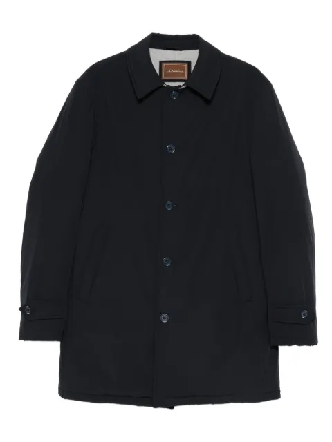 Doriani Cashmere buttoned coat Blue A429326T1178028AL
