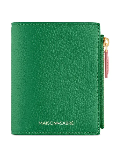 MAISON de SABRÉ leather bifold wallet Green ZIBI