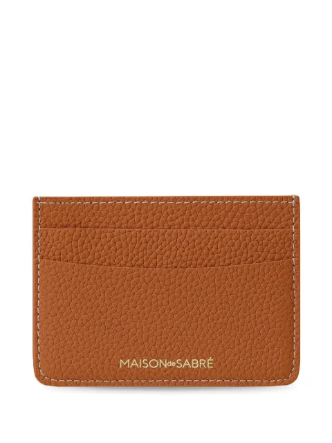 MAISON de SABRÉ Leather Card Holder Brown WACH