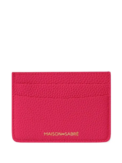 MAISON de SABRÉ Leather Card Holder Pink WACH