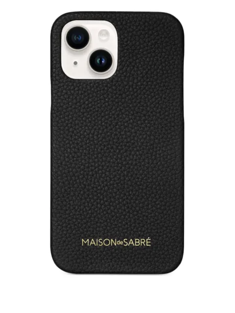 MAISON de SABRÉ Leather Phone Case (iPhone 14) Black 14