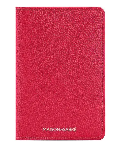 MAISON de SABRÉ Leather Passport Holder Pink PAHO