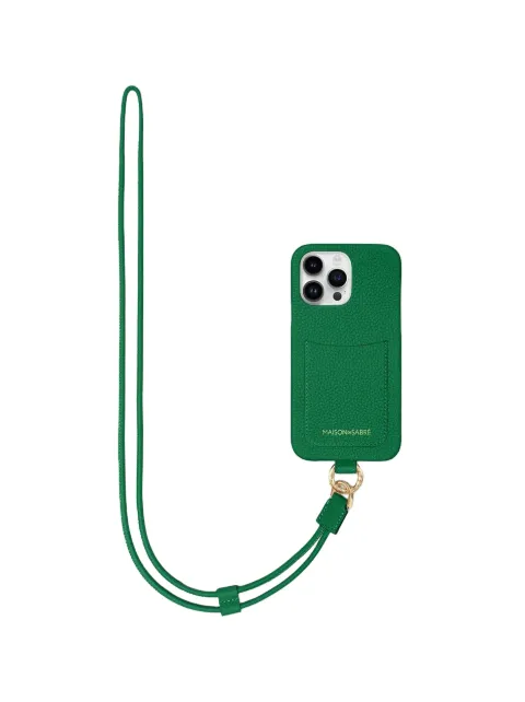 MAISON de SABRÉ sling iPhone 14 Pro case Green SPC14PRO