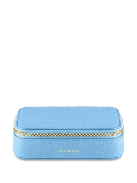 MAISON de SABRÉ Leather Jewellery Case Blue JECA
