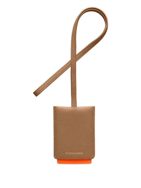 MAISON de SABRÉ Leather ID Lanyard Neutrals IDLA