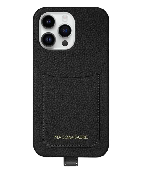 MAISON de SABRÉ sling iPhone 14 Pro Max case Black SPC14PM