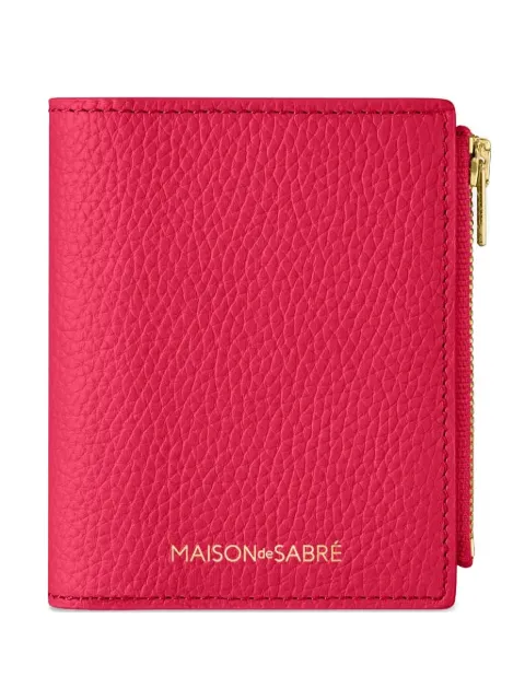 MAISON de SABRÉ leather bifold wallet Pink ZIBI