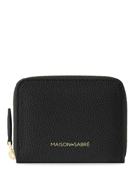 MAISON de SABRÉ small leather zip-fastening wallet Black WAZI