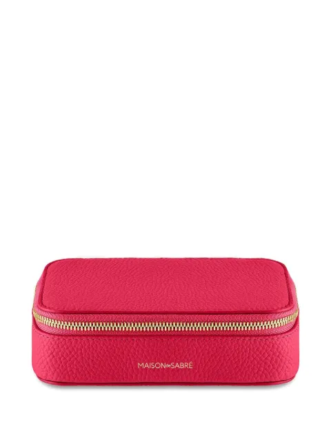 MAISON de SABRÉ Leather Jewellery Case Pink JECA