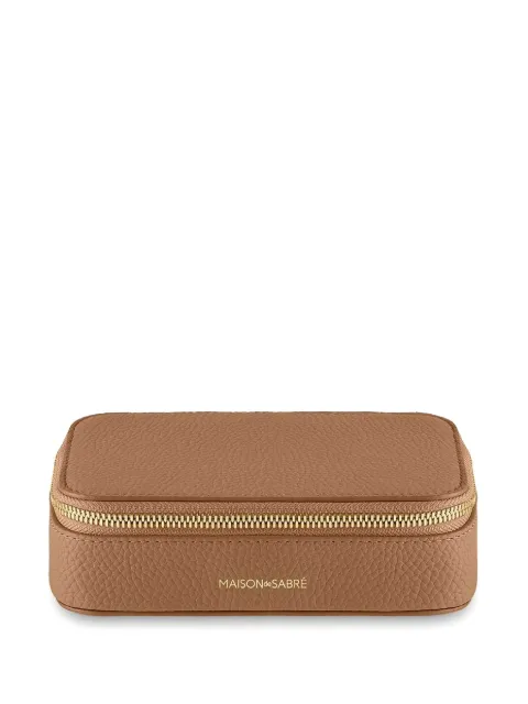 MAISON de SABRÉ Leather Jewellery Case Neutrals JECA