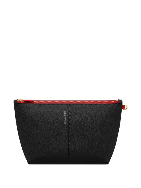 MAISON de SABRÉ medium leather flaire pouch Black TRORPOM