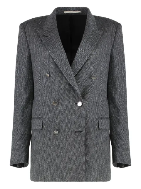 Tagliatore Jasmine double-breasted blazer Grey JASMINE10B340330S