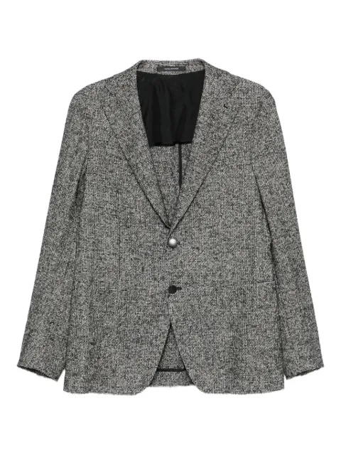 Tagliatore buttoned woven jacket Grey 1SVS22K340323