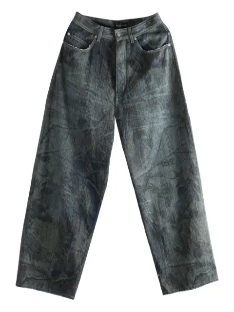 Balenciaga printed jeans Brown 849948TTW82