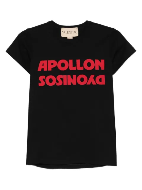Valentino Garavani Apollon Dyonisos-print T-shirt Black BMG25L9UM