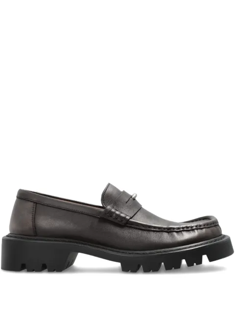 LOEWE 50mm lug-sole loafers Brown LSRR290X02