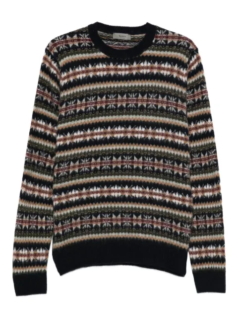 Ferrante patterned round-neck sweater Black 54U39103
