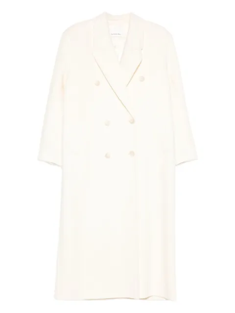 The Frankie Shop Gaia double-breasted coat Neutrals GAIACOFS01394001