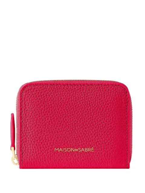 MAISON de SABRÉ small leather zip-fastening wallet Pink WAZI