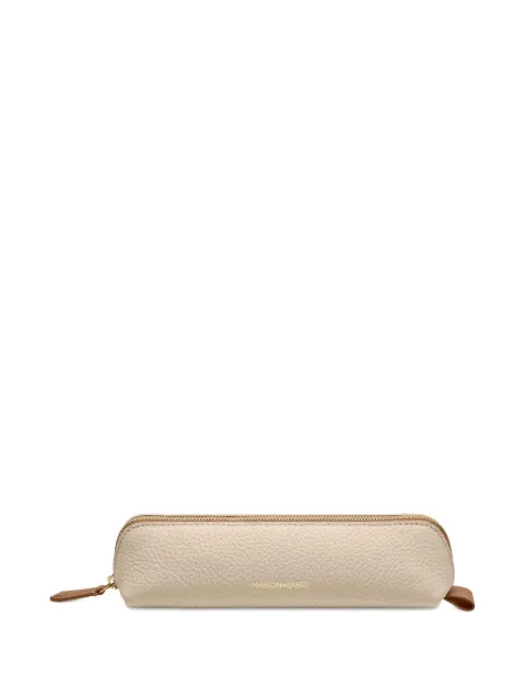 MAISON de SABRÉ Leather Pencil Case Neutrals SLGPC