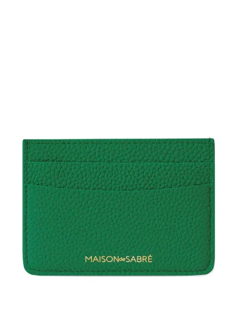 MAISON de SABRÉ Leather Card Holder Green WACH