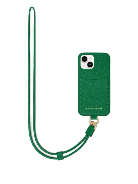 MAISON de SABRÉ Sling Phone Case (iPhone 14) Green SPC14