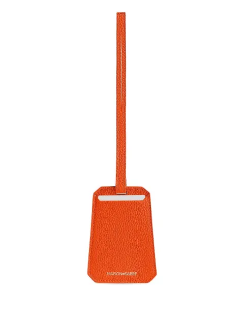 MAISON de SABRÉ leather luggage tag Orange LUTA