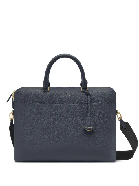 MAISON de SABRÉ Leather Laptop Bag Blue LA