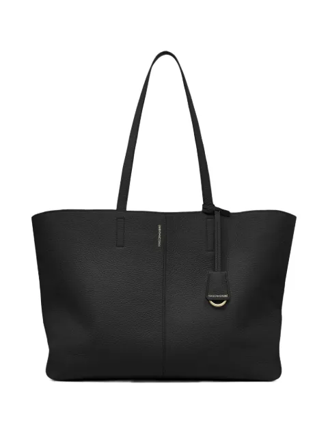 MAISON de SABRÉ zipped leather soft tote Black ZITO