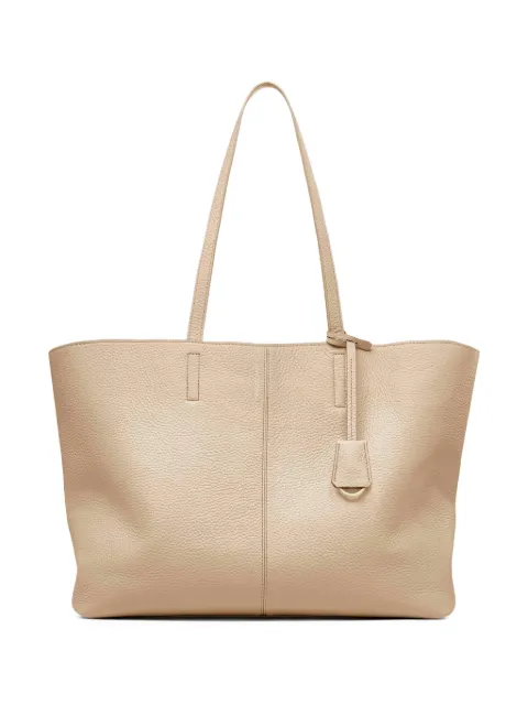 MAISON de SABRÉ zipped leather soft tote Neutrals ZITO