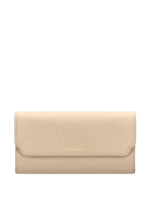 MAISON de SABRÉ flap leather long wallet Neutrals FLCO