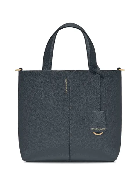 MAISON de SABRÉ small leather Soft tote bag Grey SOMI