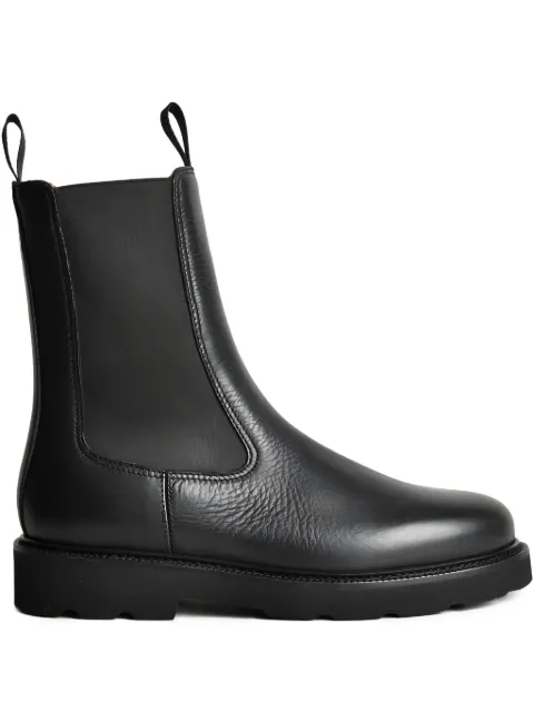 Henderson Baracco leather boots Black LIBBY57DVIT