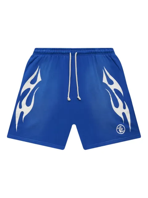 HELLSTAR The Hellstar Flame track shorts Blue HS03SHO001BLUE