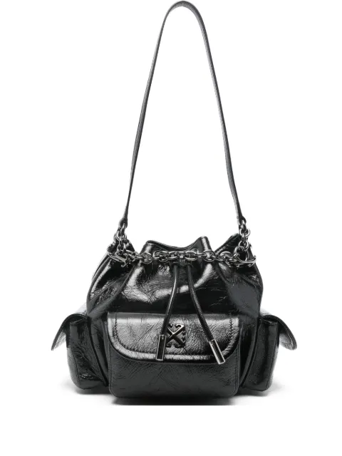 Off-White Dumbo drawstring bucket bag Black OWMY002F25LEA0011000