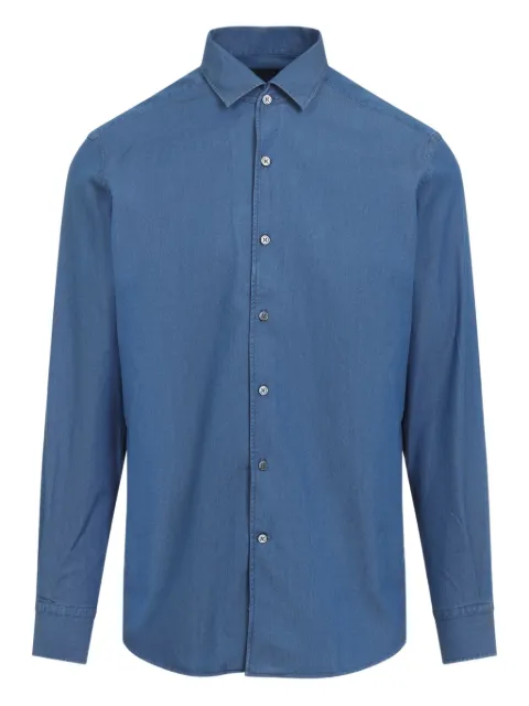 Zegna buttoned shirt Blue UGX25A2SRO1