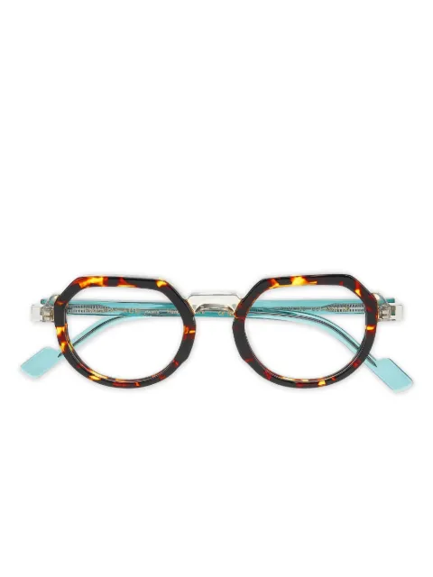 Face À Face geometric-frame Flicker1 glasses Brown FLICKER1