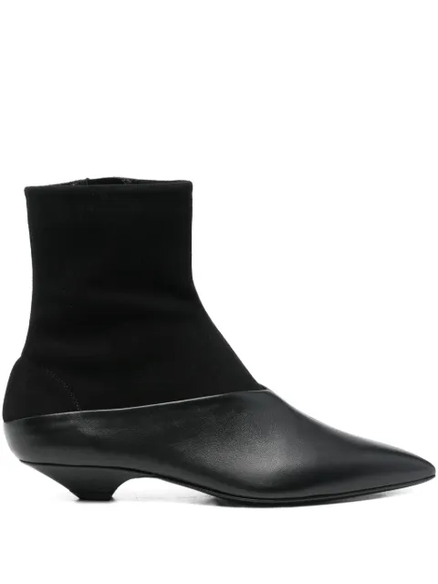 Sergio Rossi 30mm pointed-toe boots Black B11570MFL360