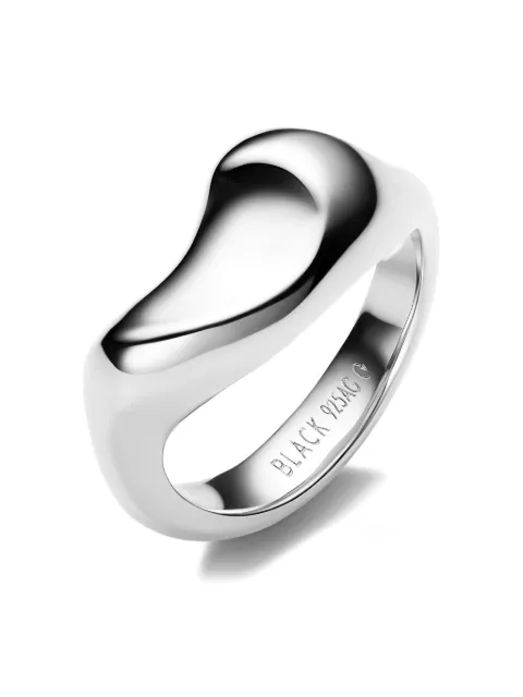 Maria Black Saddle ring Silver 500502AG