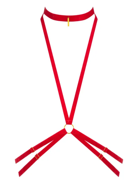 Maison Close velvet harness Red 564211